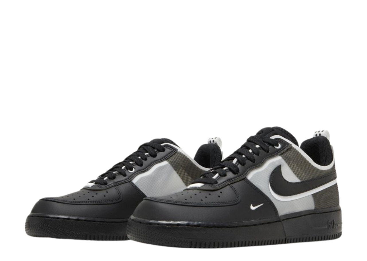 Nike Air Force 1 Low React Black White - photo 2