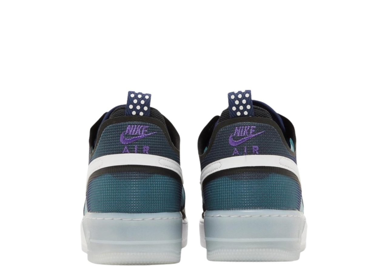 Nike Air Force 1 Low React Midnight Navy Teal - photo 3