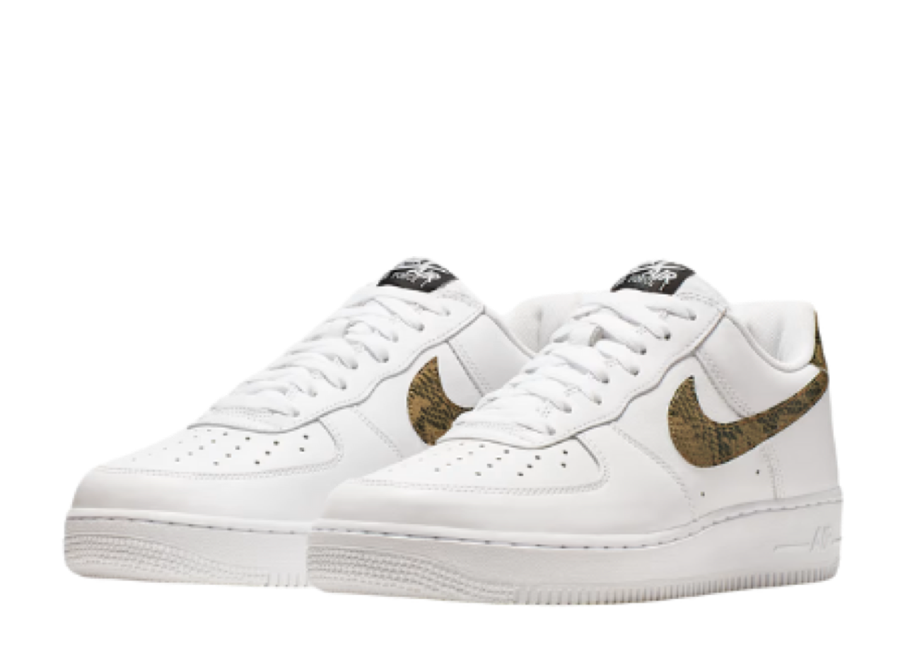 Nike Air Force 1 Low Retro Ivory Snake 2019 - photo 2