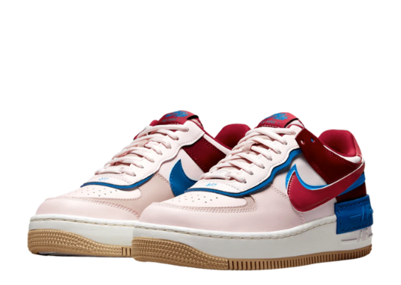 Nike Air Force 1 Low Shadow Light Soft Pink Team Red Blue (Women's) - photo 2