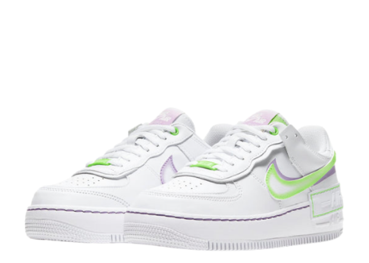 Nike Air Force 1 Low Shadow White Electric Green (Women's) - photo 2