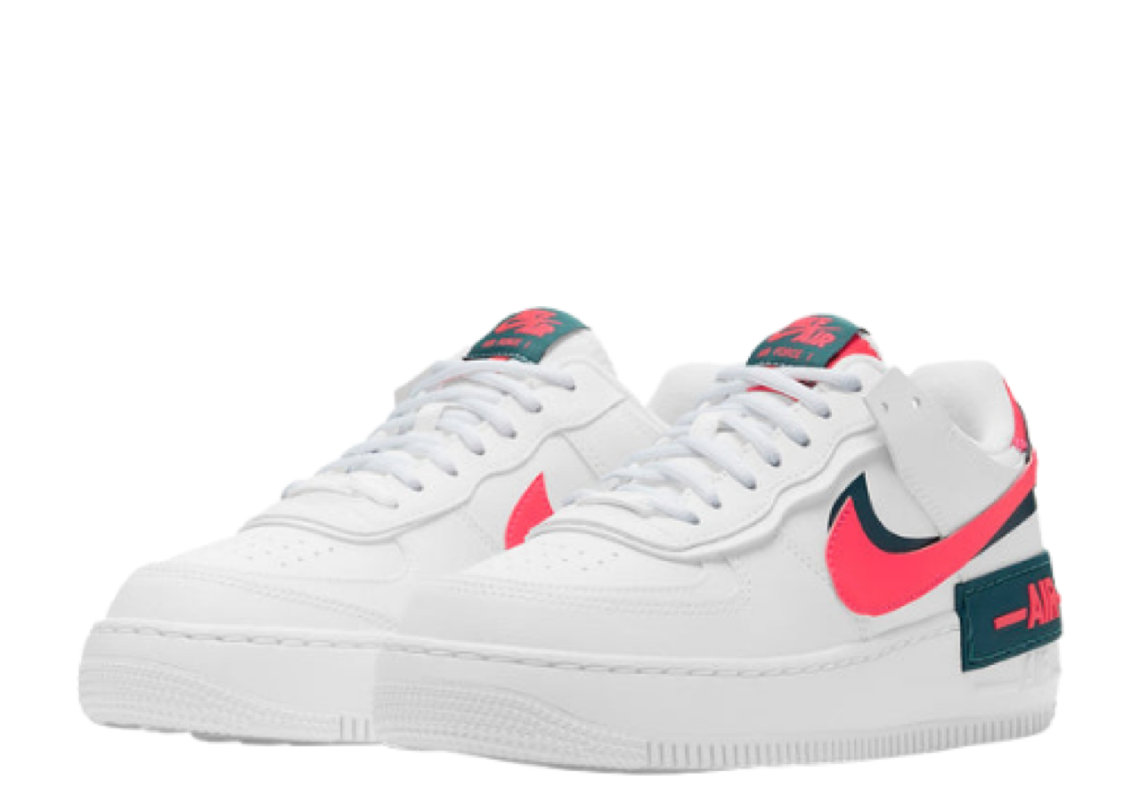 Nike Air Force 1 Low Shadow White Solar Red (Women's) - photo 2