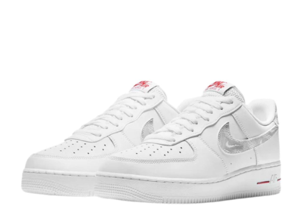 Nike Air Force 1 Low Topography Pack White University Red - photo 2