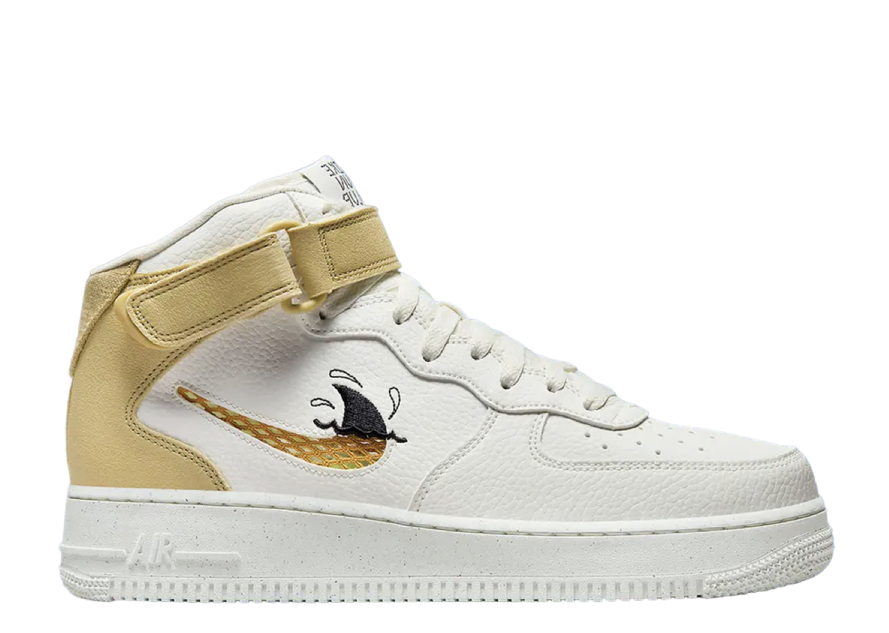 Nike Air Force 1 Mid '07 LV8 Next Nature Sun Club White Shark's Fin
