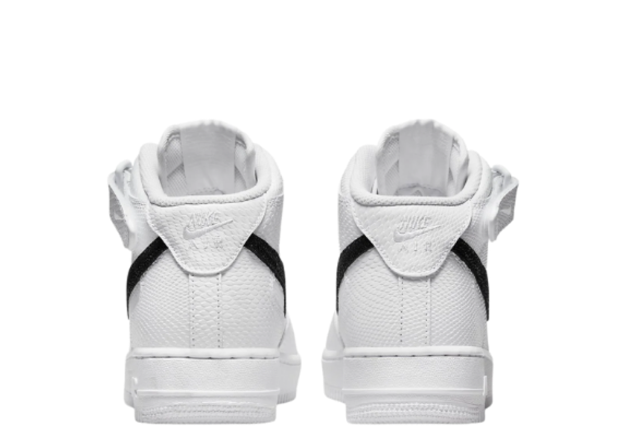 Nike Air Force 1 Mid '07 Snakeskin White Black (Women's) - photo 3