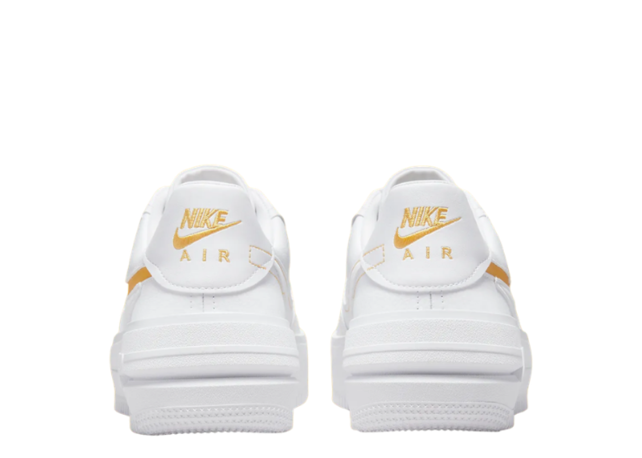 Nike Air Force 1 PLT.AF.ORM White Yellow Ochre (Women's) - photo 3
