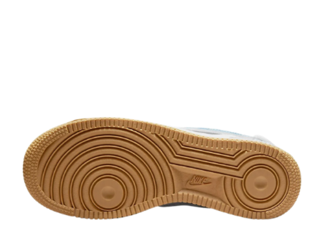 Nike Air Force 1 White Bleached Coral Clouds (Grade School) - photo 4