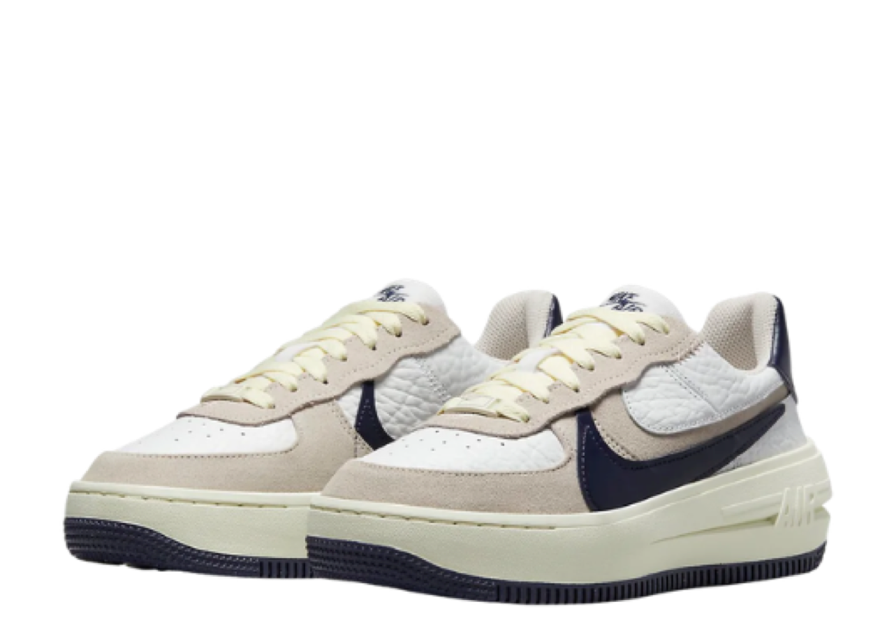 Nike Air Force 1 PLT.AF.ORM Summit White Navy (Women's) - photo 2