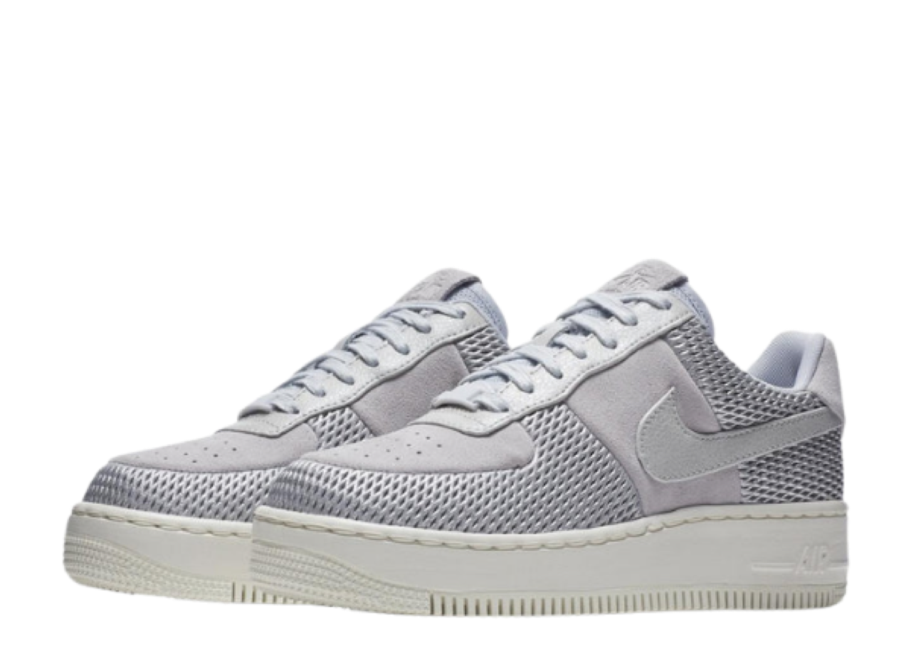 Nike Air Force 1 Upstep Premium Metallic Platinum (Women's) - photo 2