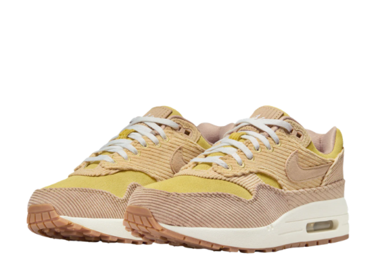 Nike Air Max 1 SE Buff Gold Corduroy (Women's) - photo 2