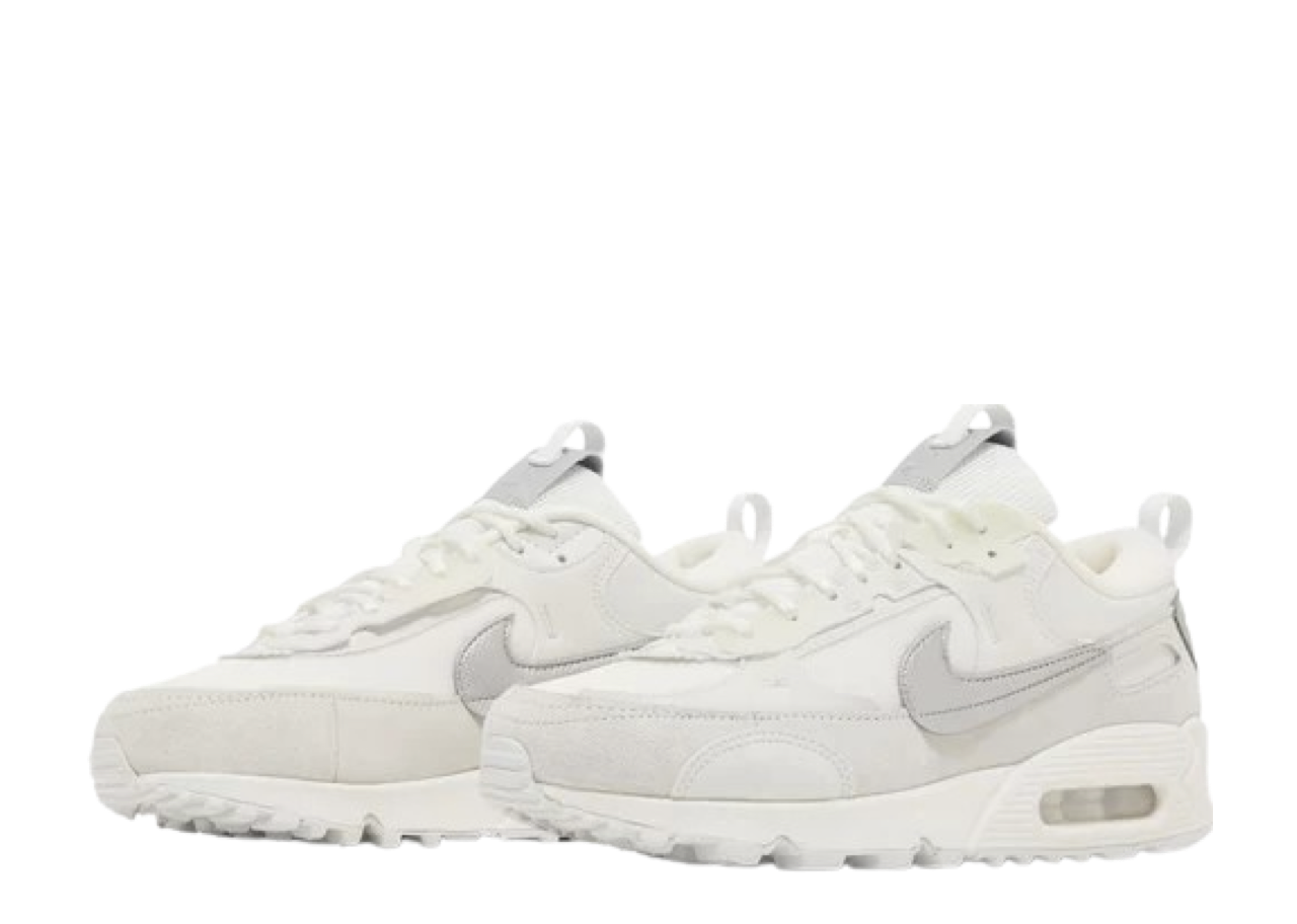 Nike Air Max 90 Futura Summit White Metallic Silver (Women's) - photo 2