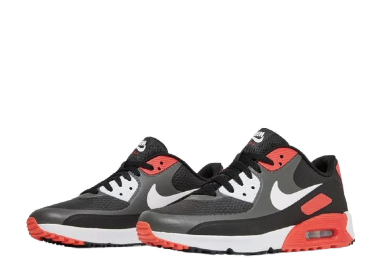 Nike Air Max 90 Golf Iron Grey Infra Red 23 - photo 2