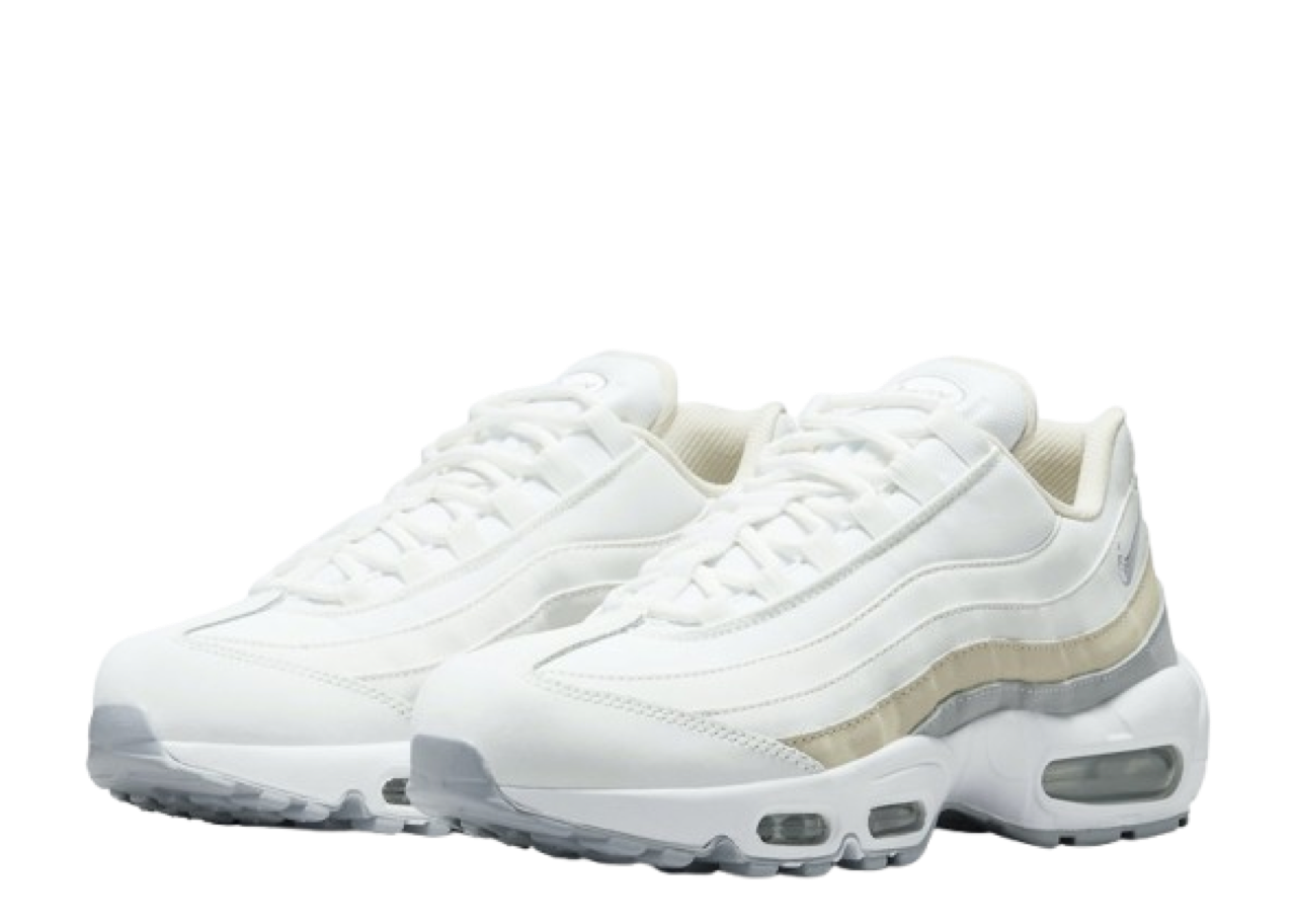Nike Air Max 95 White Beige Grey (Women's) - photo 2