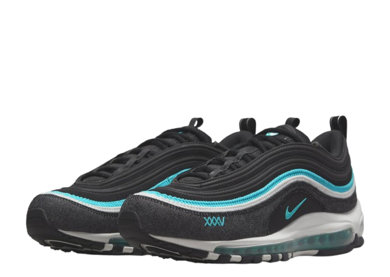 Nike Air Max 97 Black Sport Turquoise - photo 2