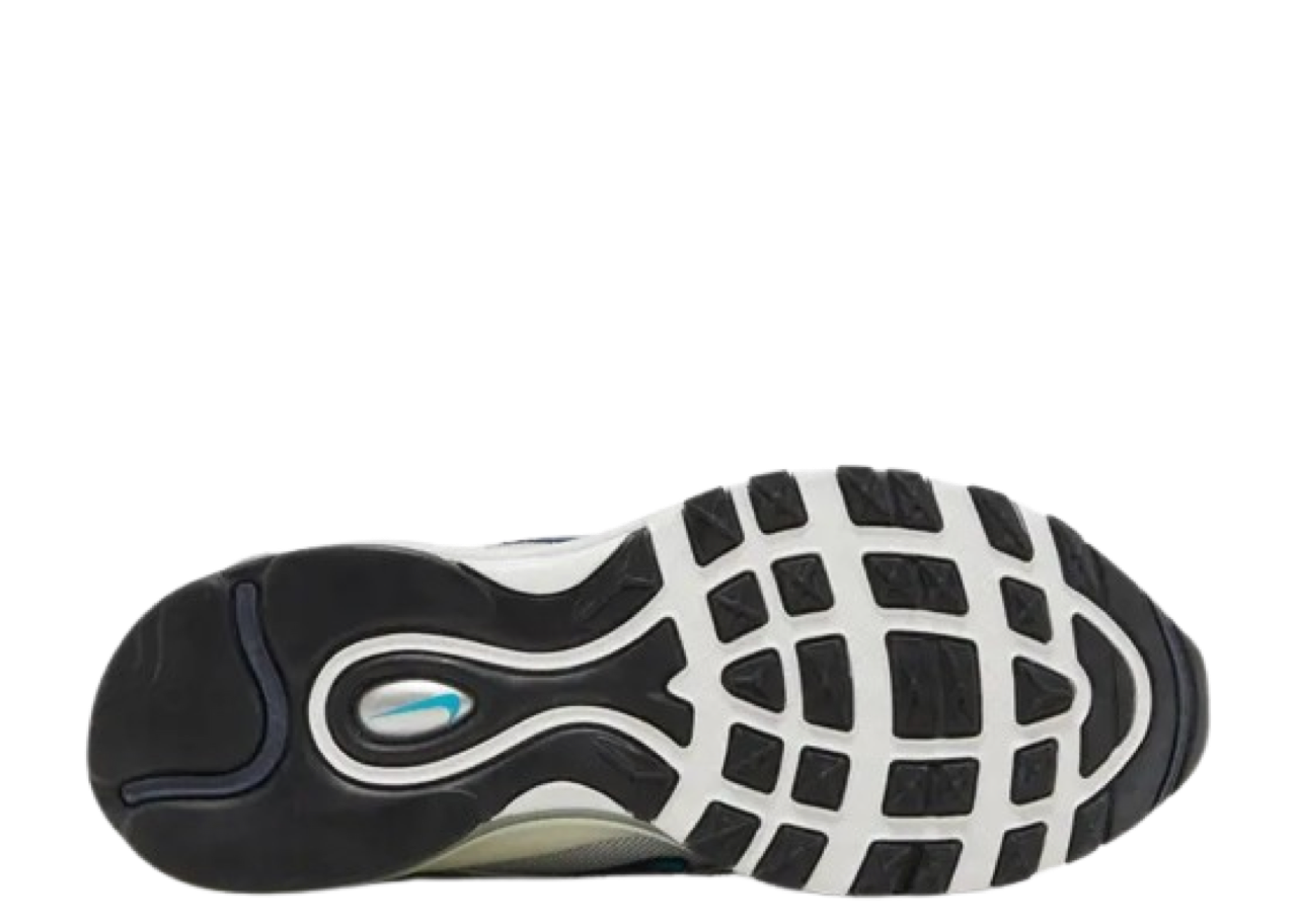 Nike Air Max 97 Metallic Silver Chlorine Blue (Women's) - photo 3
