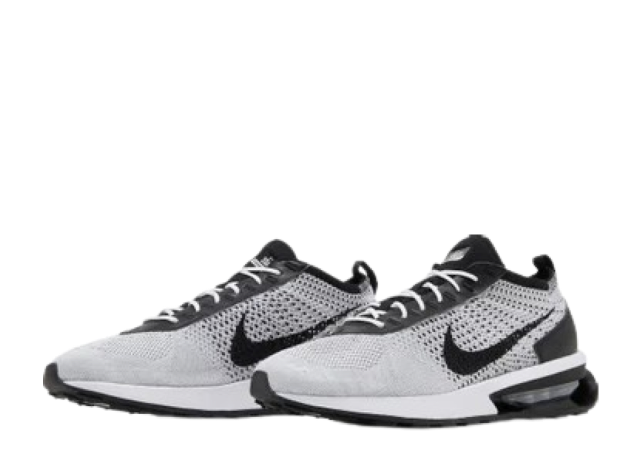 Nike Air Max Flyknit Racer Pure Platinum Black - photo 2