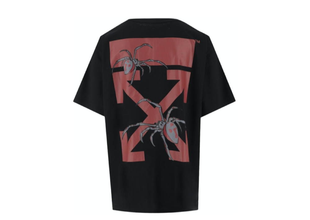 Off-White Oversized Fit Arachno Arrows T-Shirt Black - photo 2
