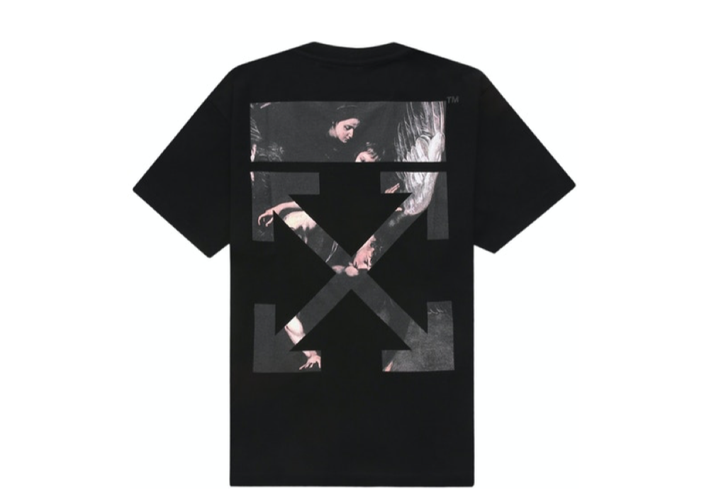 Off-White Oversized Fit Caravaggio Arrows T-Shirt Black/Multicolor - photo 2