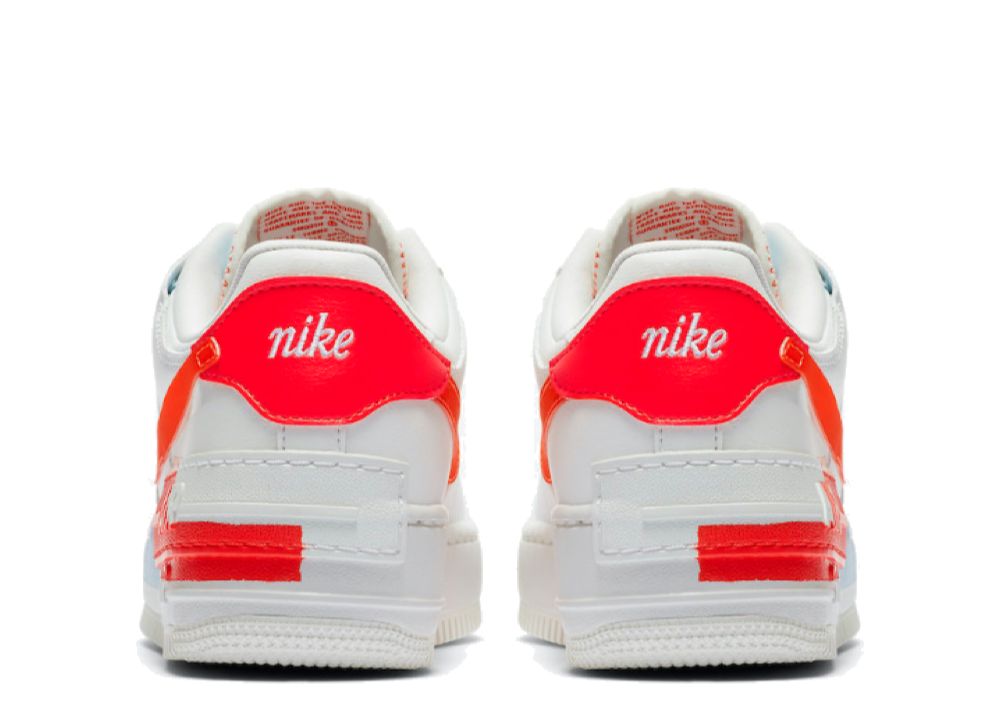 Nike Air Force 1 Shadow Summit White Team Orange (Women's) - photo 3