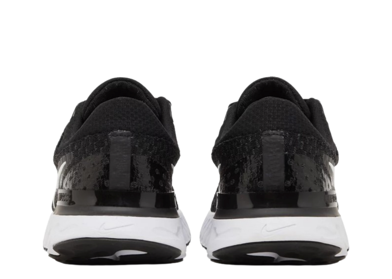 Nike React Infinity Run Flyknit 3 Black White (Women's) - photo 3