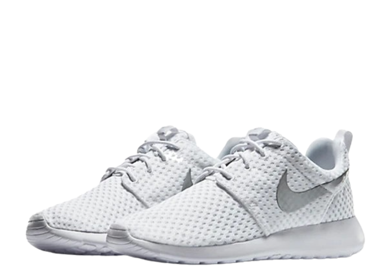 Nike Roshe One BR White Metallic Platinum (Women's) - photo 2