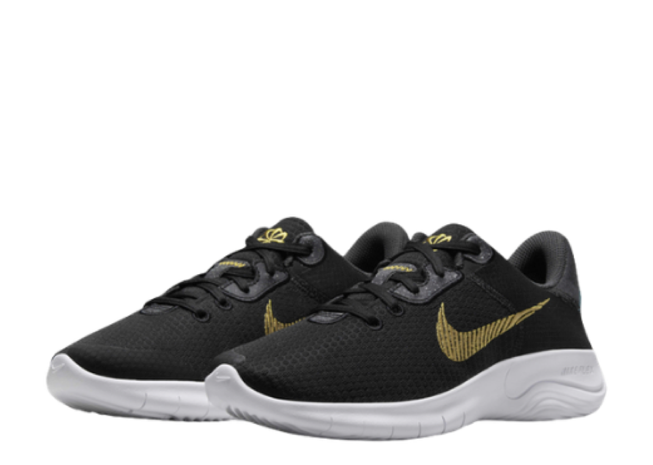 Nike Flex Experience Run 11 Next Nature Black Wheat Gold (Women's) - photo 2