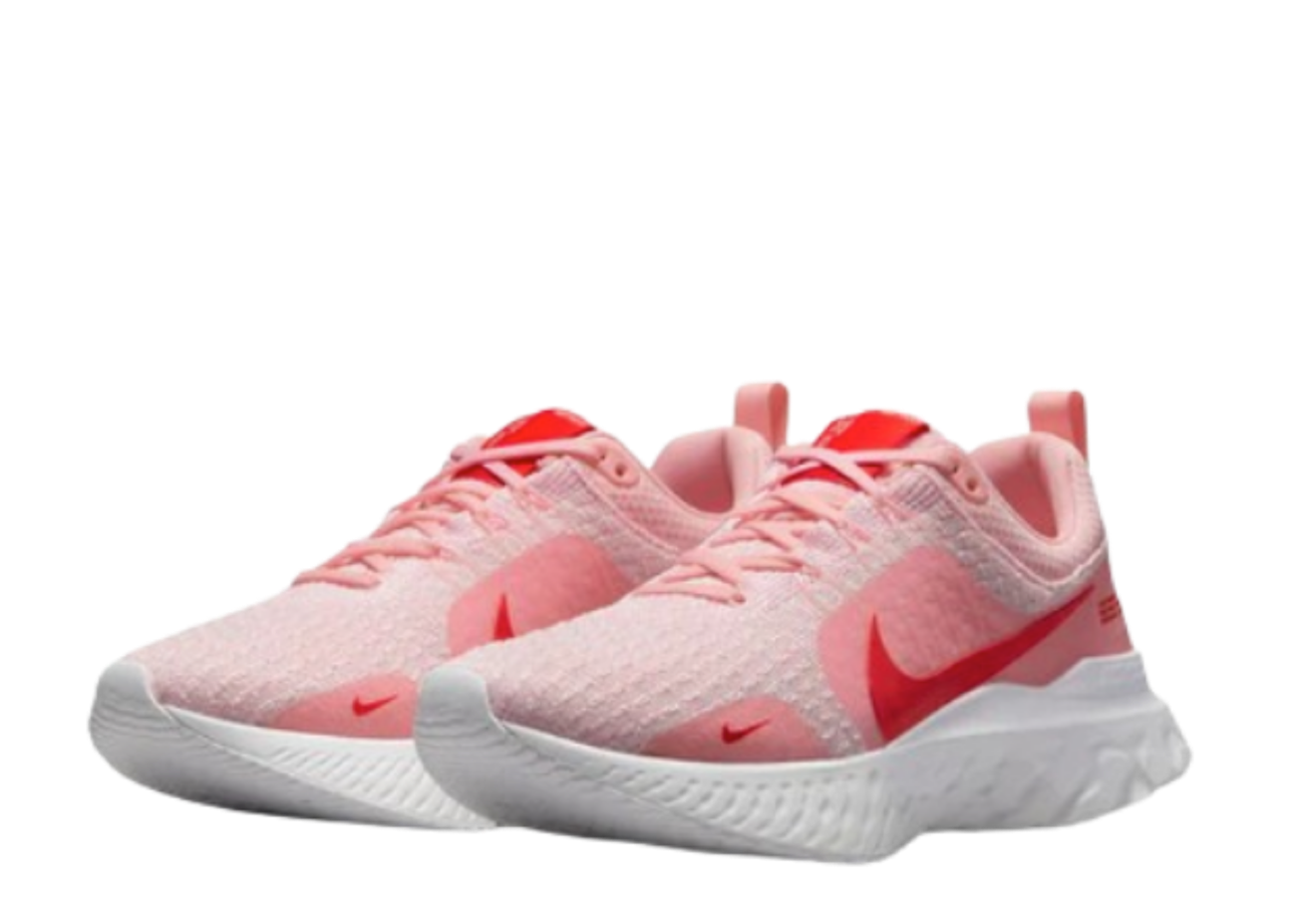 Nike React Infinity Run Flyknit 3 Premium Medium Soft Pink Light Crimson (W) - photo 2