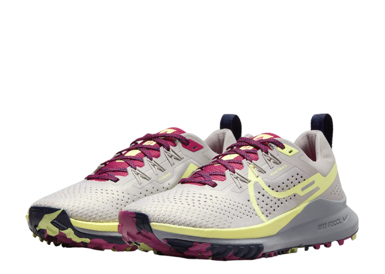 Nike React Pegasus Trail 4 Platinum Violet Luminous Green (Women's) - photo 2