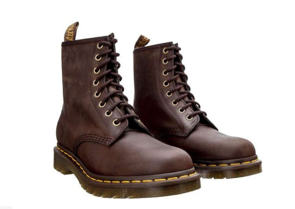 Dr. Martens Leather Ankle Boots Brown - photo 2