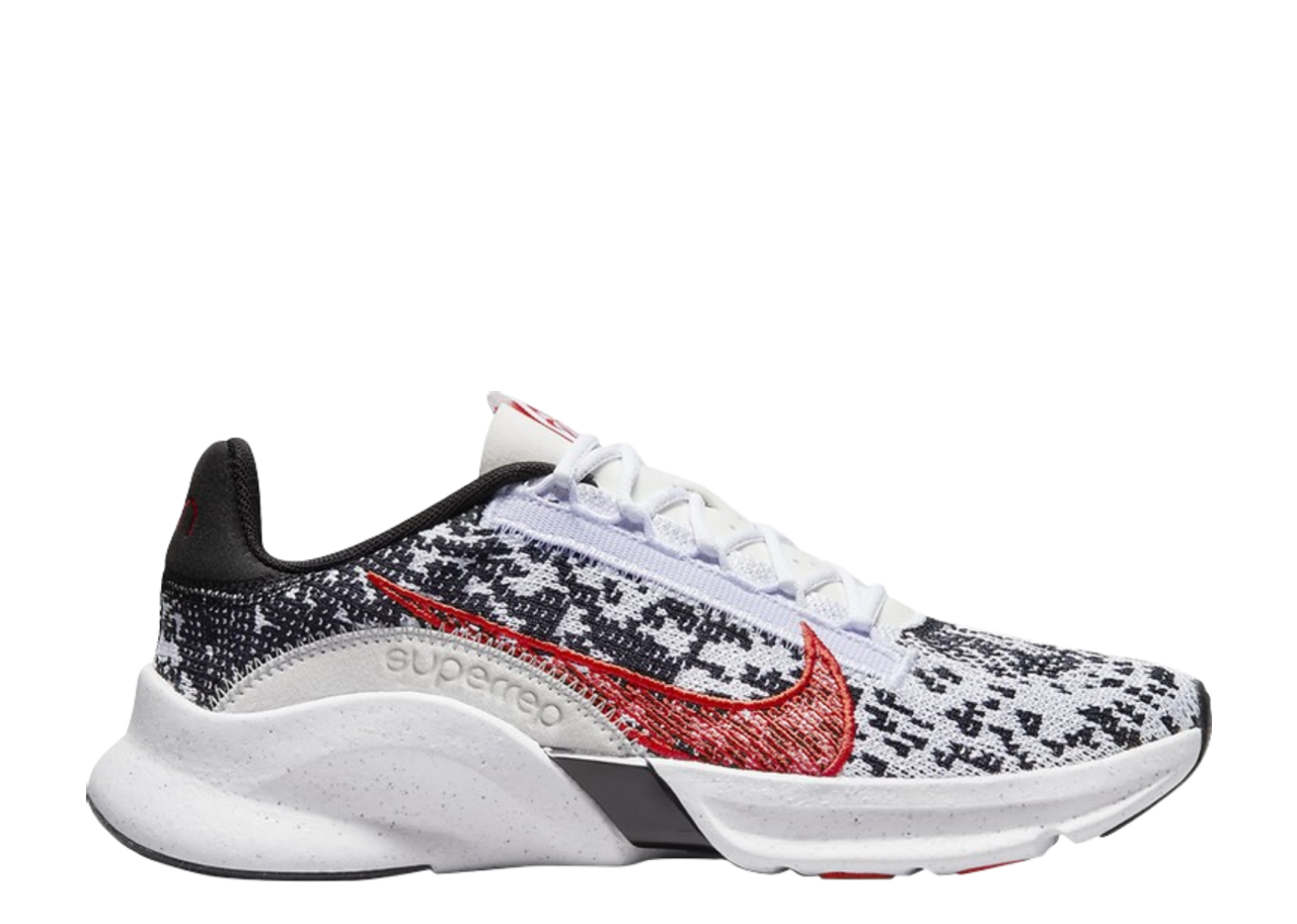 Nike SuperRep Go 3 Flyknit Next Nature White Picante Red (Women's)