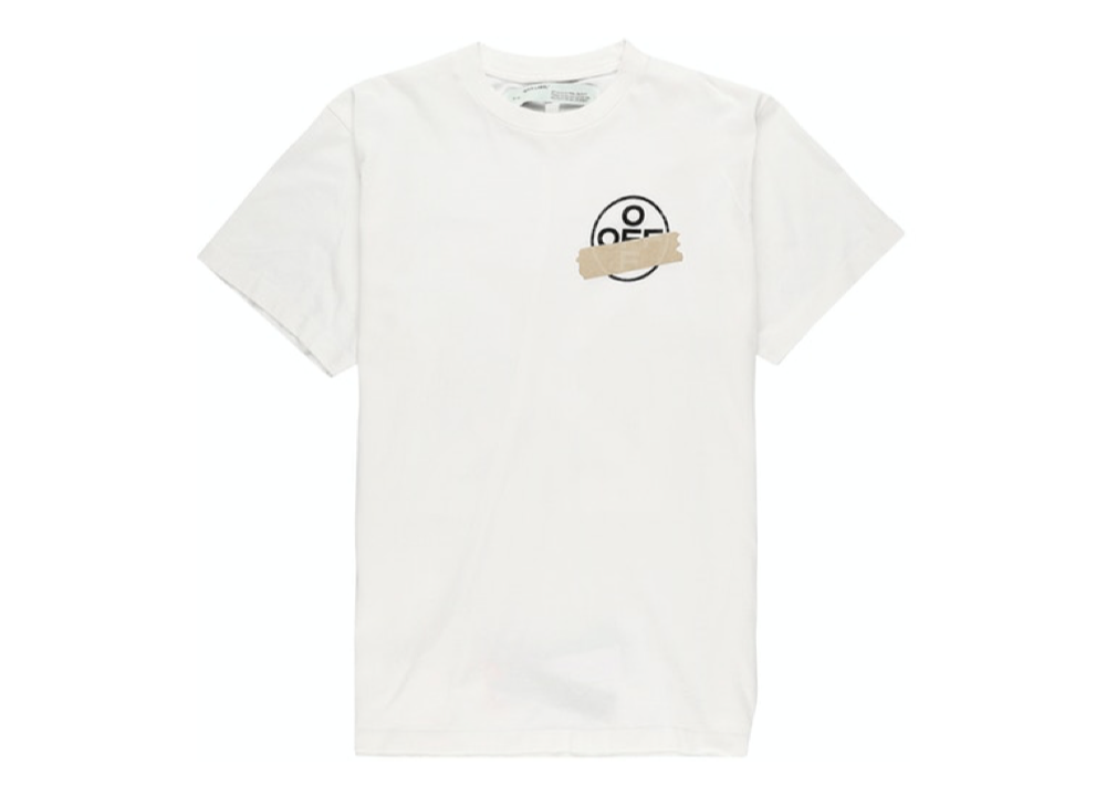 Off-White Oversized Fit Tape Arrows T-Shirt White