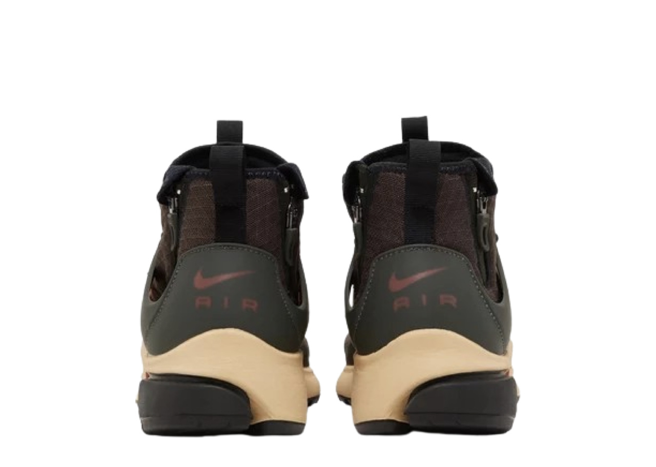 Nike Air Presto Mid Utility Baroque Brown Sesame  - photo 3