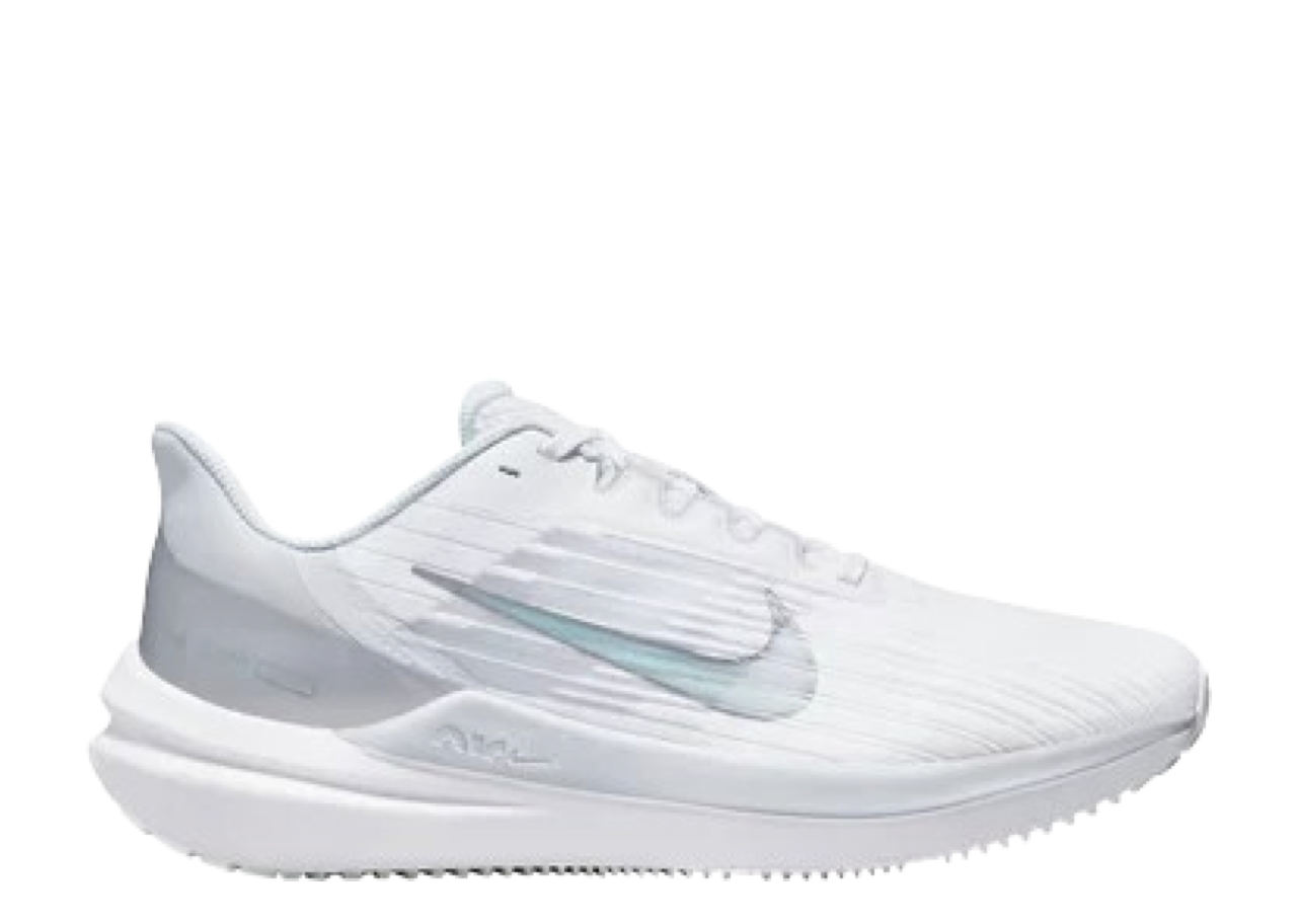 Nike Air Winflo 9 White Metallic Silver (Women's)