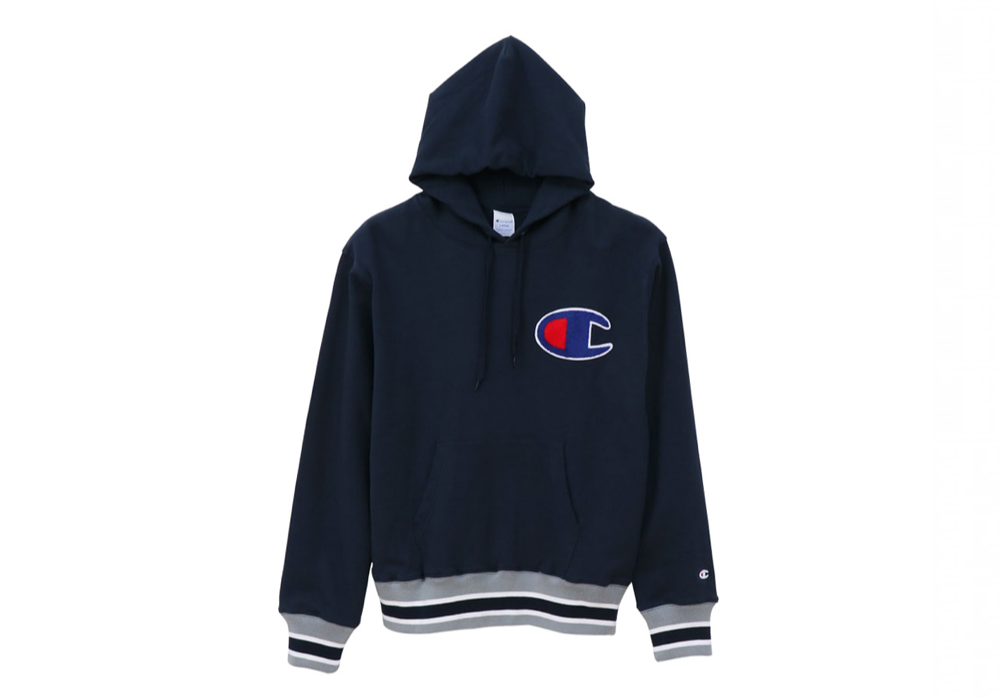 Champion Big C Logo Tricolor Navy