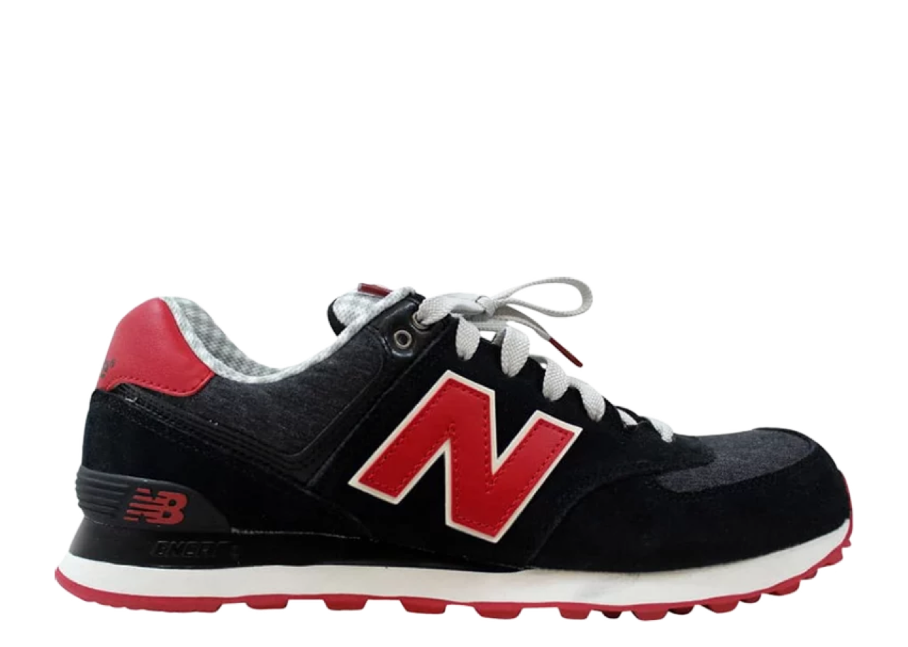 New Balance 574 Picnic Pack Black Red Grey