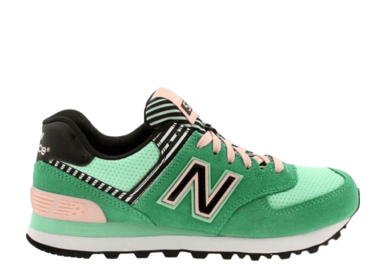 New Balance 574 Green Slate Peridot Green (Women's)