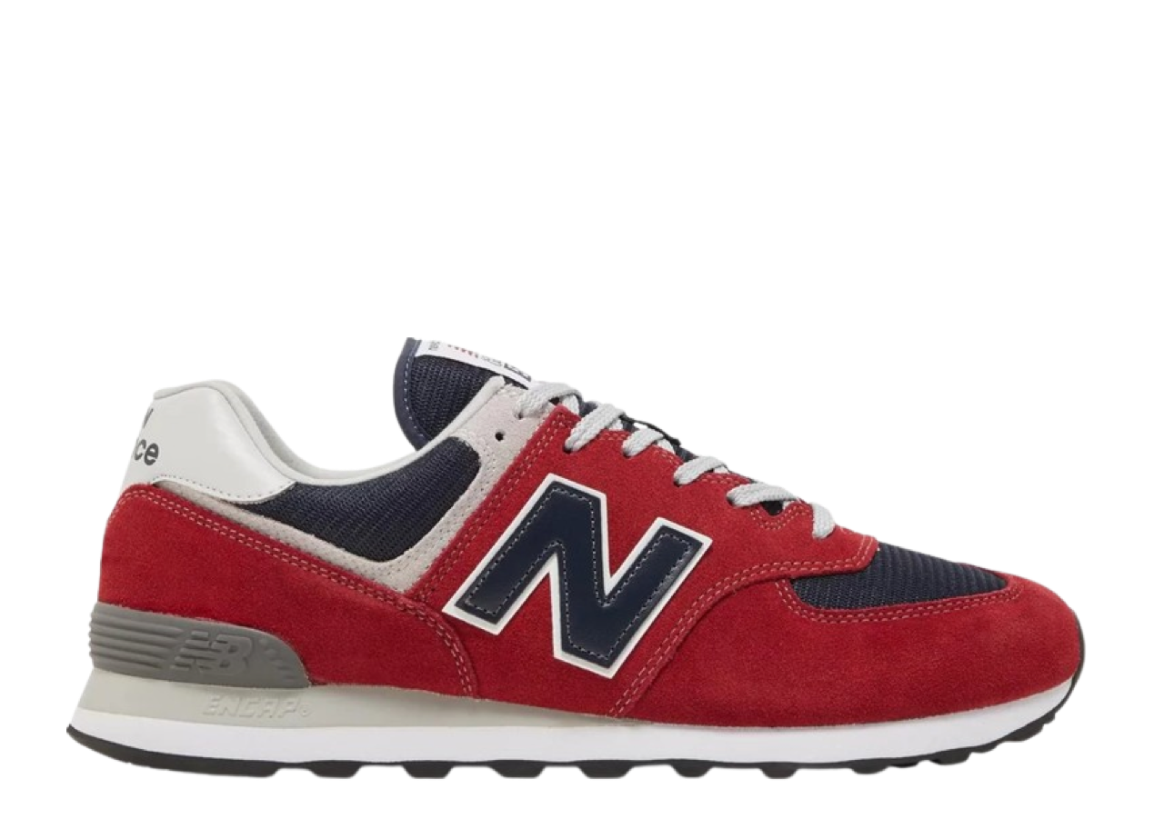 New Balance 574 Red Navy