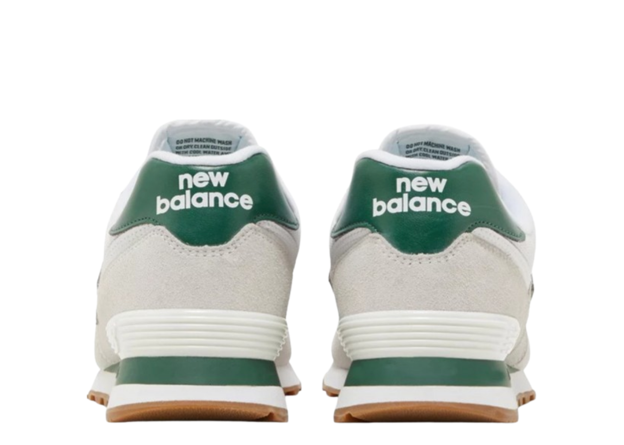 New Balance 574 White Green Gum - photo 3