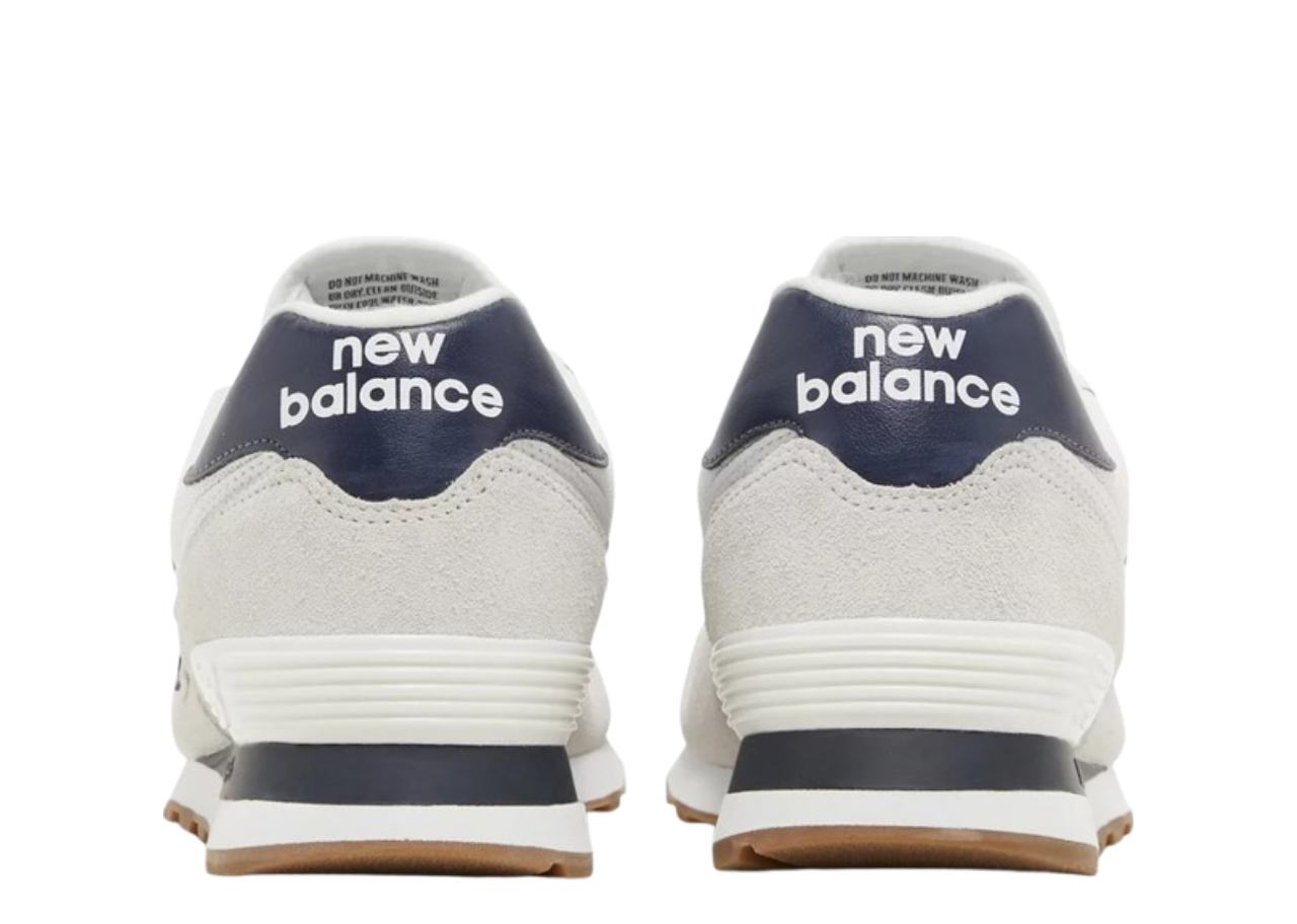 New Balance 574 White Navy Gum - photo 3