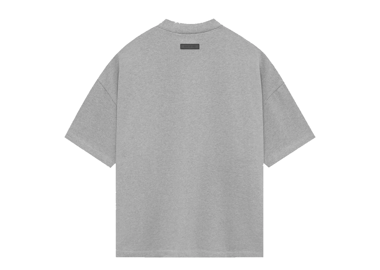Fear Of God Essentials Jersey T-Shirt Dark Heather Oatmeal - photo 2