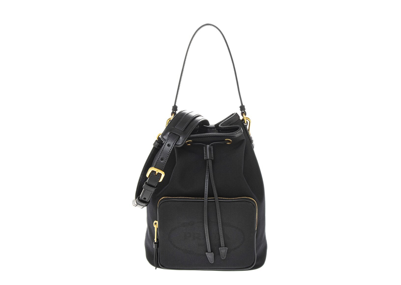 Prada Jacquard Bucket Bag