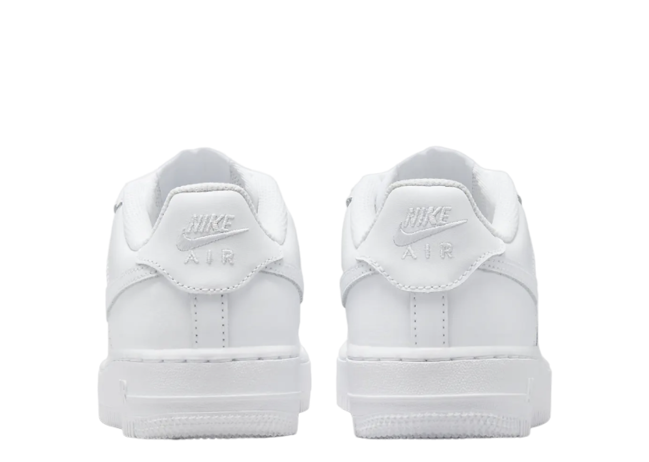Nike Air Force 1 LE Triple White (Grade School) - photo 3