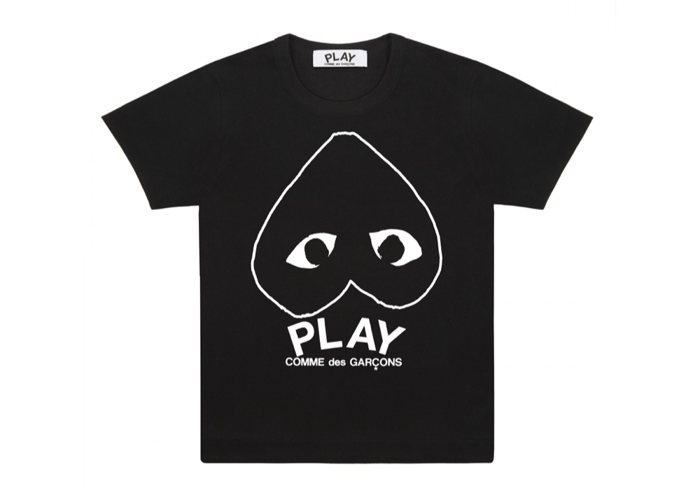 Comme Des Garçons Black Play Women T-Shirt