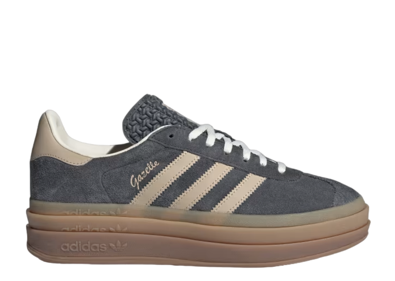 Adidas Gazelle Bold Grey Magic Beige Gum (Women's)