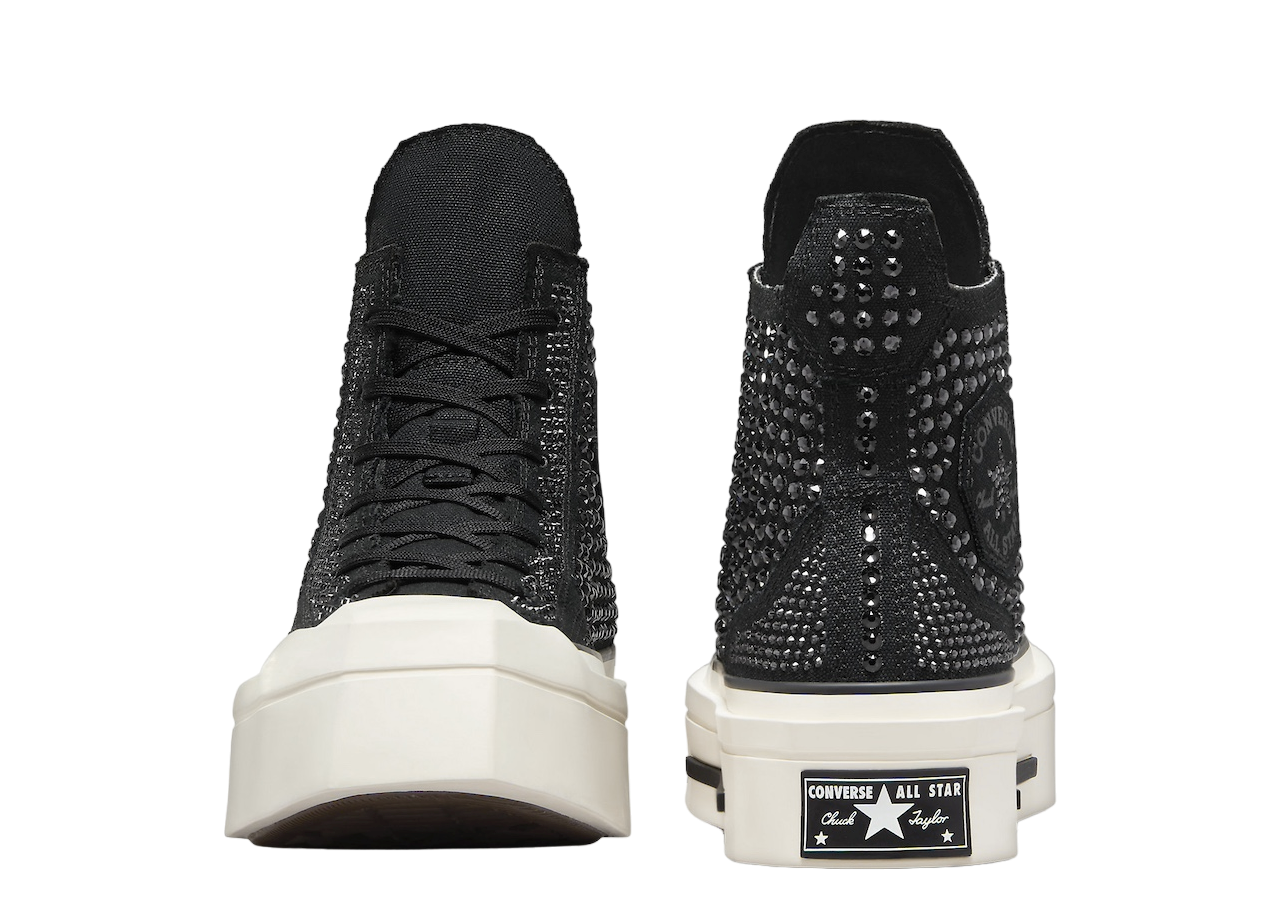 Converse Chuck Taylor All Star 70 Hi De Luxe Squared Swarovski Black (Women's) - photo 3