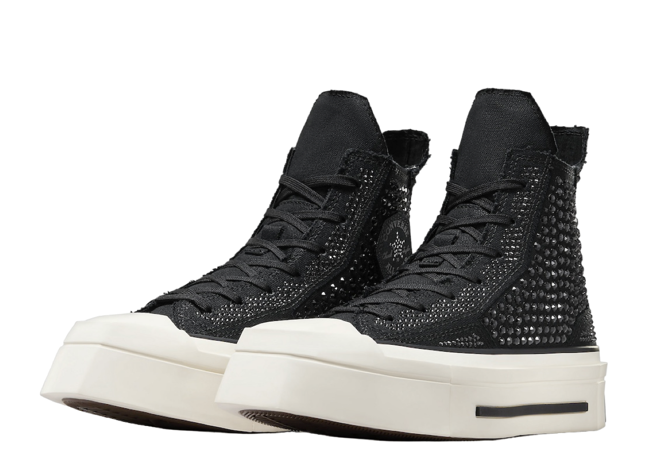 Converse Chuck Taylor All Star 70 Hi De Luxe Squared Swarovski Black (Women's) - photo 2