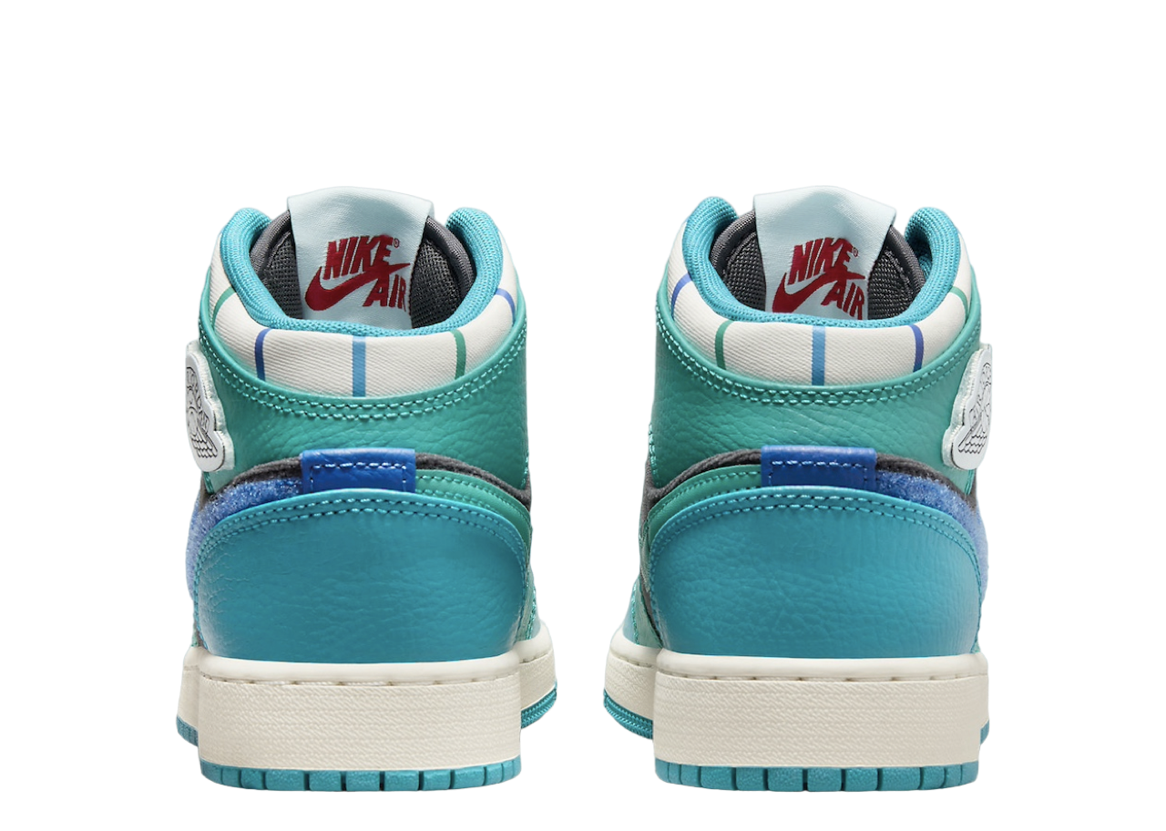 Air Jordan 1 Mid Inspired by the Greatest Aquatone (Grade School) - photo 3