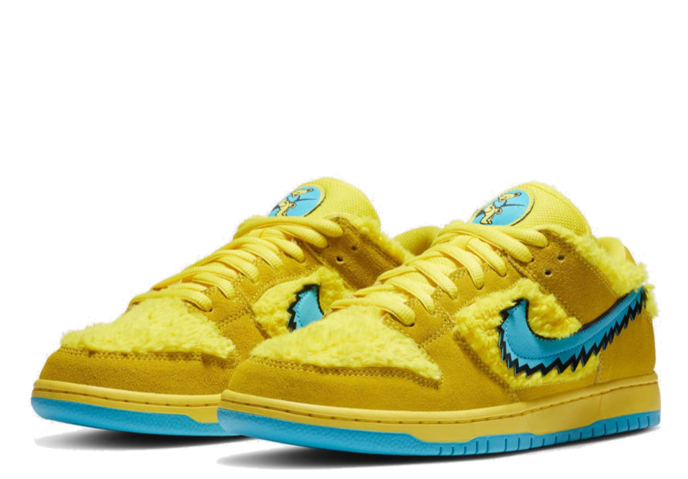 Nike SB Dunk Low Grateful Dead Bears Yellow - photo 2