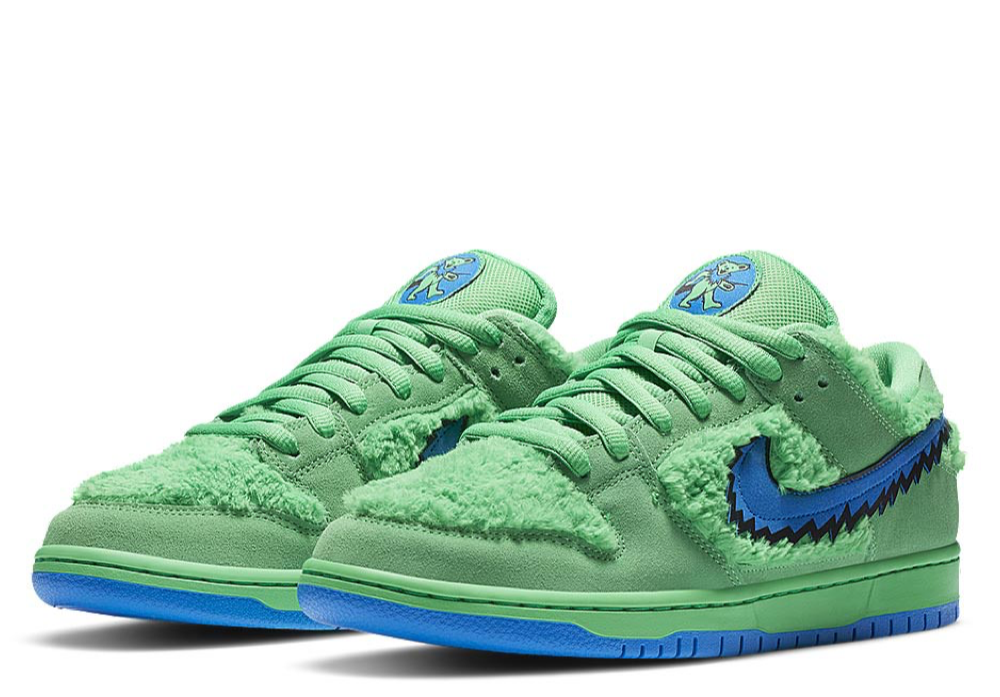 Nike SB Dunk Low Grateful Dead Bears Green - photo 2