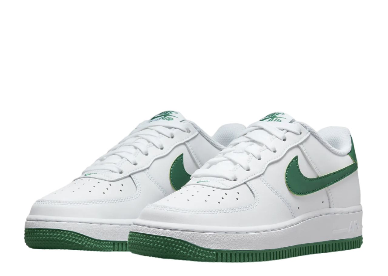 Nike Air Force 1 White Malachite (Grade School) - photo 2